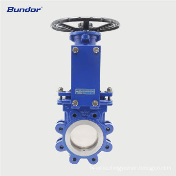 Bundor ANSI knife gate valve lug type 50mm DI knife gate valve